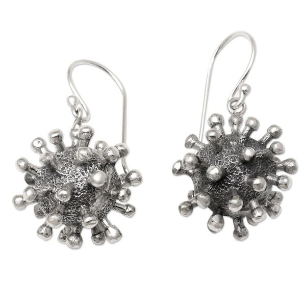 Alternate image for Sterling Silver Dangle Earrings Invisible