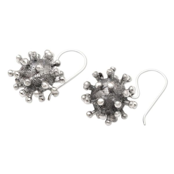 Alternate image for Sterling Silver Dangle Earrings Invisible