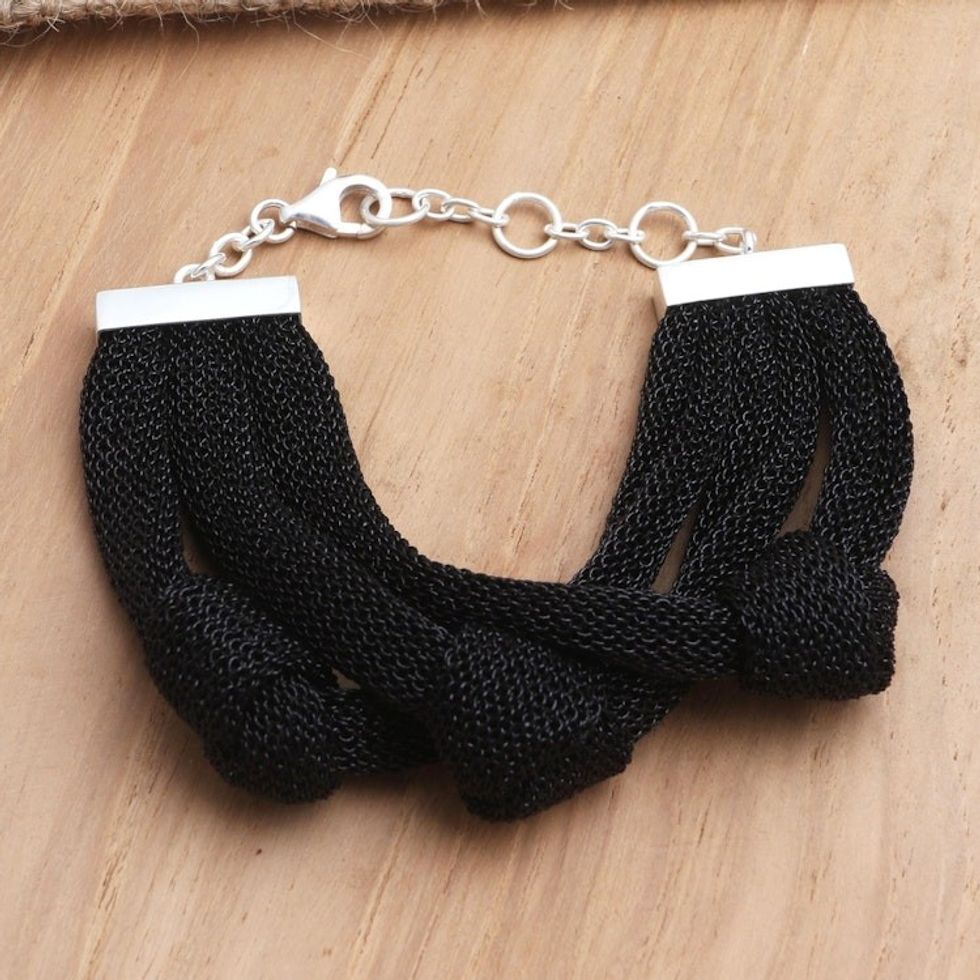 Woven Wristband Bracelet 'Love Ties'