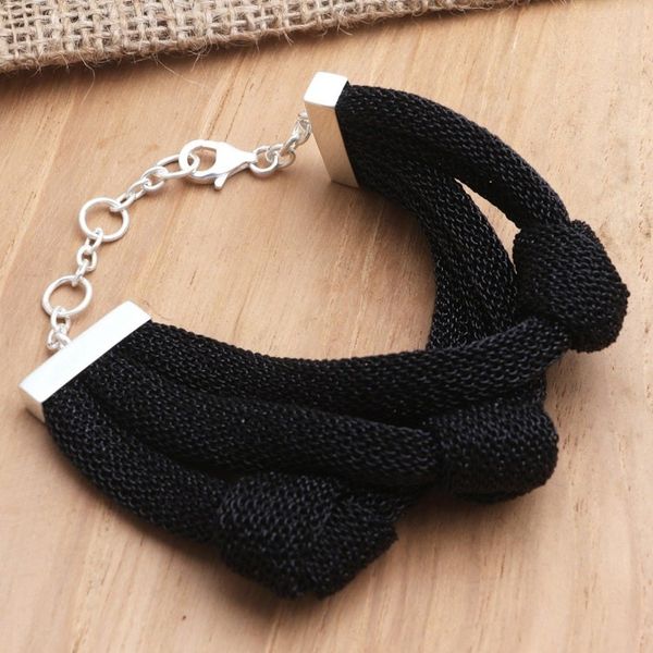 Alternate image for Woven Wristband Bracelet Love Ties
