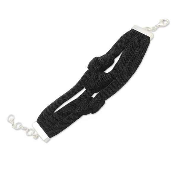 Alternate image for Woven Wristband Bracelet Love Ties