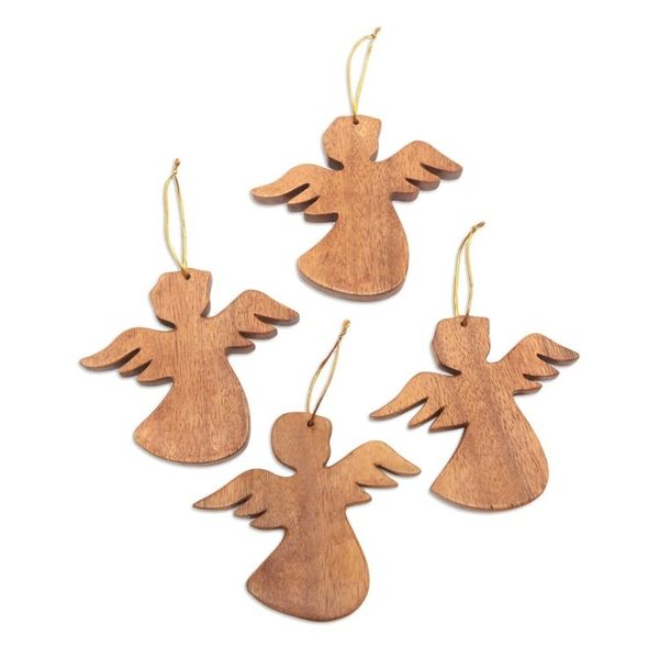 Alternate image for Artisan Crafted Angel Ornaments Set of 3 Heavenly Messengers