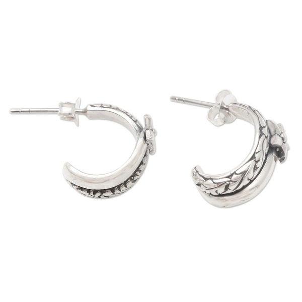 Alternate image for Sterling Silver Star-Motif Drop Earrings Gleaming Stars