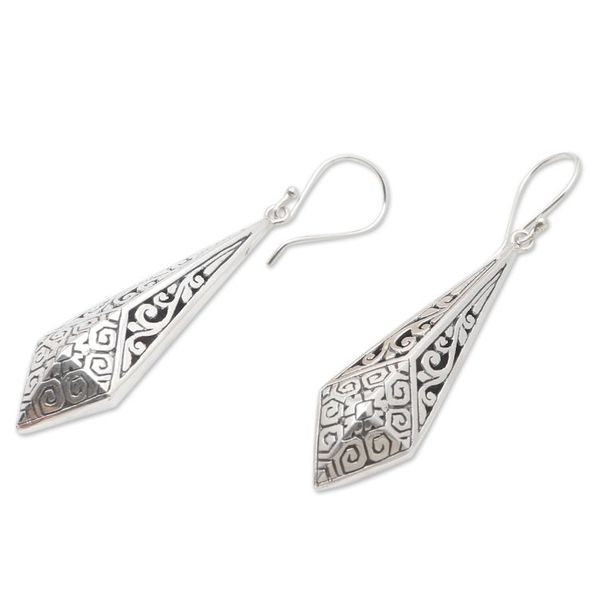 Alternate image for Handcrafted Sterling Silver Dangle Earrings Dress Up