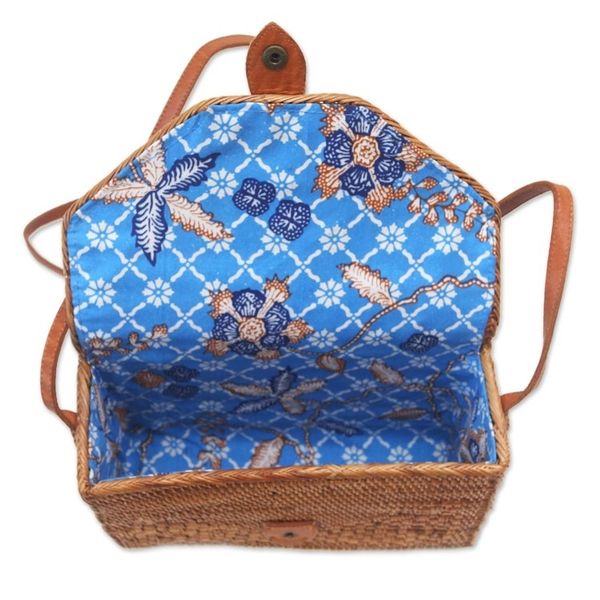 Alternate image for Hand Crafted Bamboo Sling Bag from Bali Uluwatu Vacation