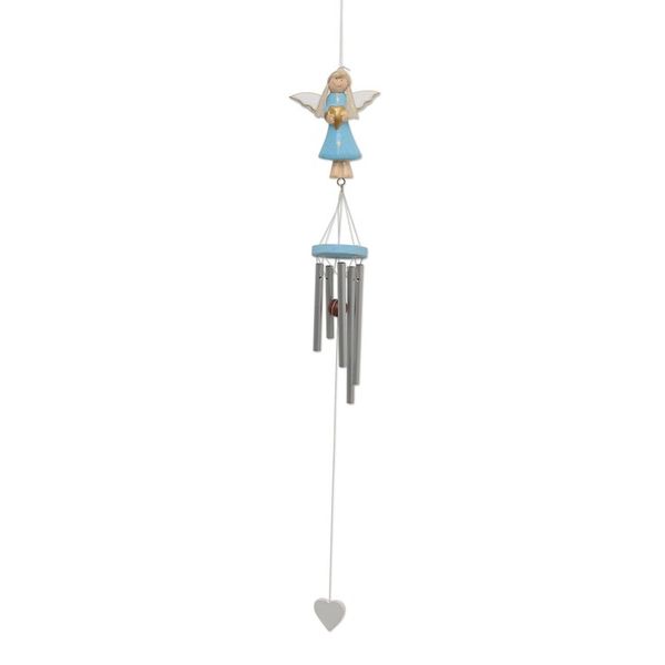 Alternate image for Blue Angel-Themed Wind Chime from Bali Love Angel in Blue