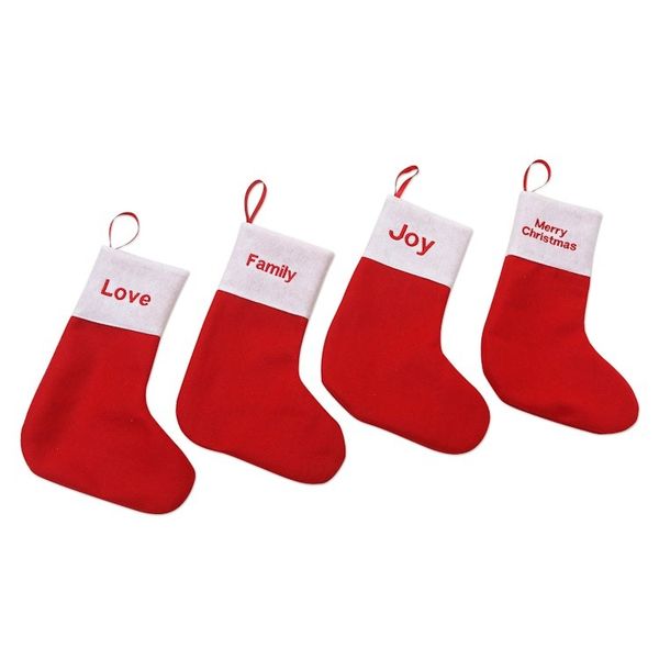 Alternate image for Holiday Stocking Ornaments Set of 4 Hang with Care
