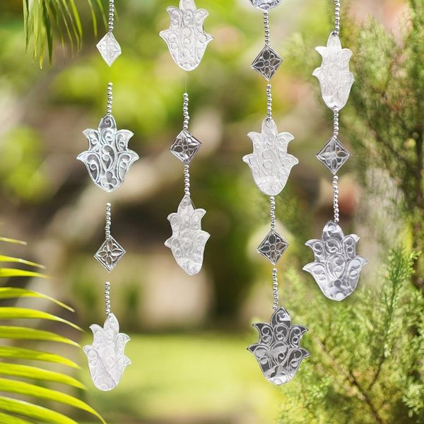 Alternate image for Artisan Crafted Aluminum Holiday Garlands Set of 4 Holiday Tulips