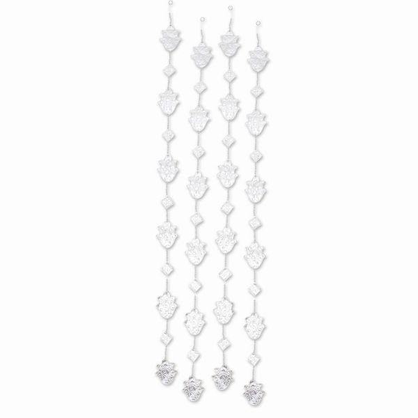 Alternate image for Artisan Crafted Aluminum Holiday Garlands Set of 4 Holiday Tulips