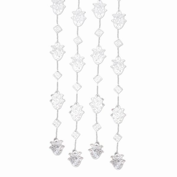 Alternate image for Artisan Crafted Aluminum Holiday Garlands Set of 4 Holiday Tulips