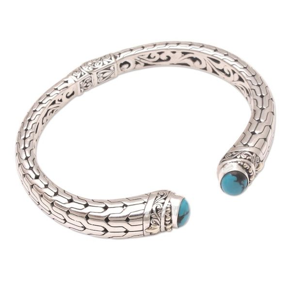 Alternate image for Gold-Accented Sterling Silver Cuff Bracelet Venture of Faith