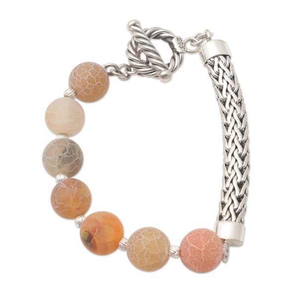 Alternate image for Agate and Sterling Silver Beaded Bracelet Sensations