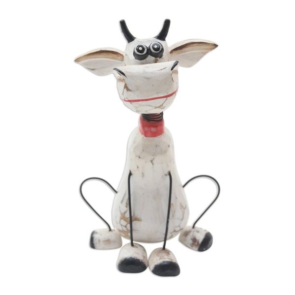 Alternate image for Distressed Finish Albesia Wood Donkey Statuette Donkey Derby