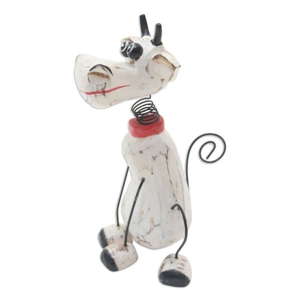 Alternate image for Distressed Finish Albesia Wood Donkey Statuette Donkey Derby