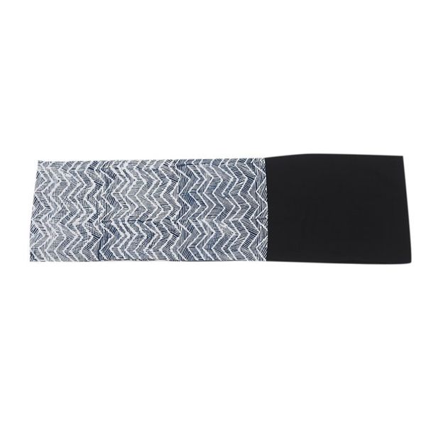 Alternate image for Cotton Blend Batik Infinity Scarf Modern Zigzag