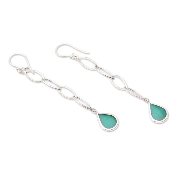 Alternate image for Sterling Silver and Resin Dangle Earrings Fresh Air
