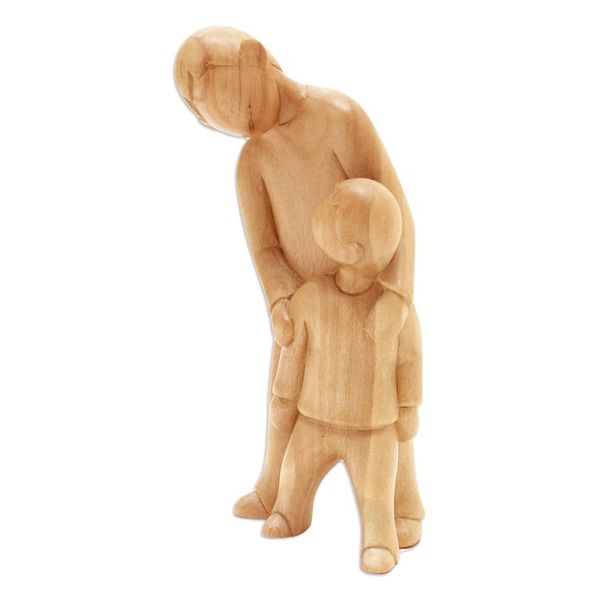 Alternate image for Artisan Crafted Hibiscus Wood Statuette Learning Lessons