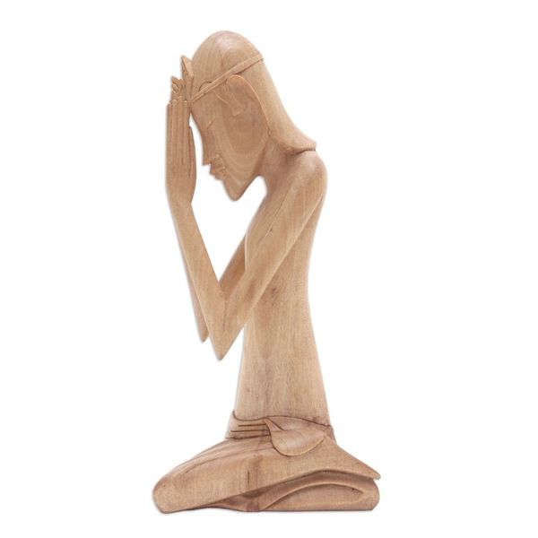 Alternate image for Hand Made Crocodile Wood Sculpture from Bali Mewinten