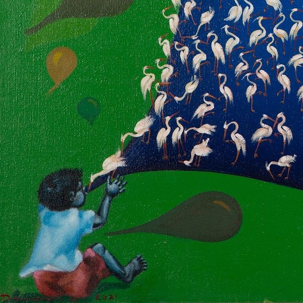Alternate image for Surreal Oil Painting from Balinese Artist Little Creator