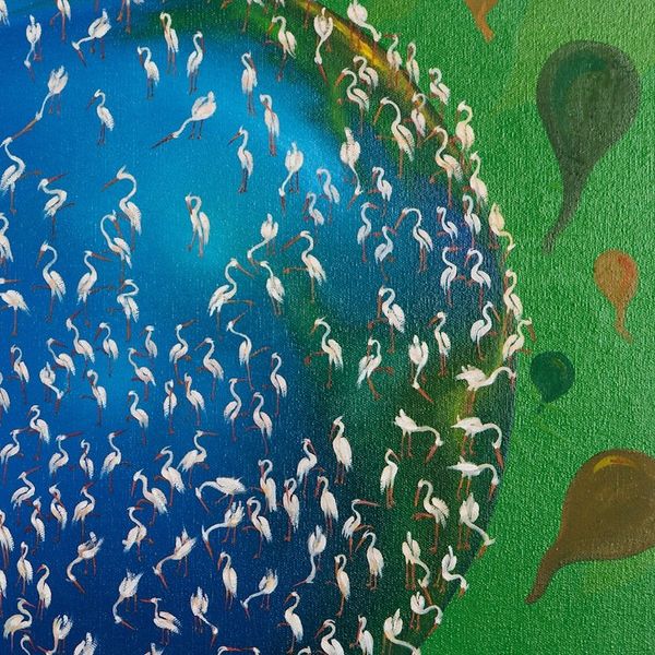 Alternate image for Surreal Oil Painting from Balinese Artist Little Creator