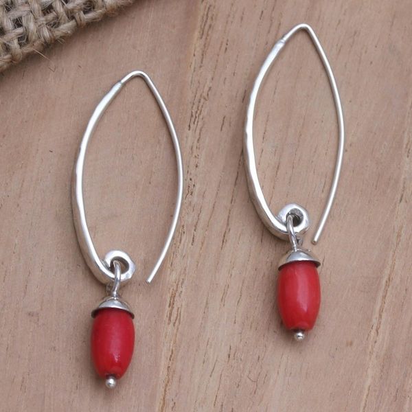 Alternate image for Sterling Silver and Resin Drop and Dangle Earrings Little Berries