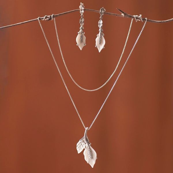 Alternate image for World Peace Symbolic Jewelry Set Handmade Bali Garden of Peace