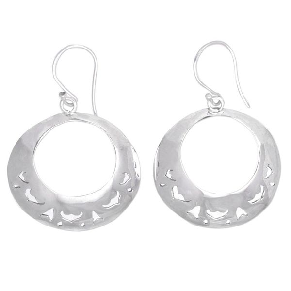 Alternate image for Sterling Silver Dangle Earrings Made in Bali Luminous Elegance