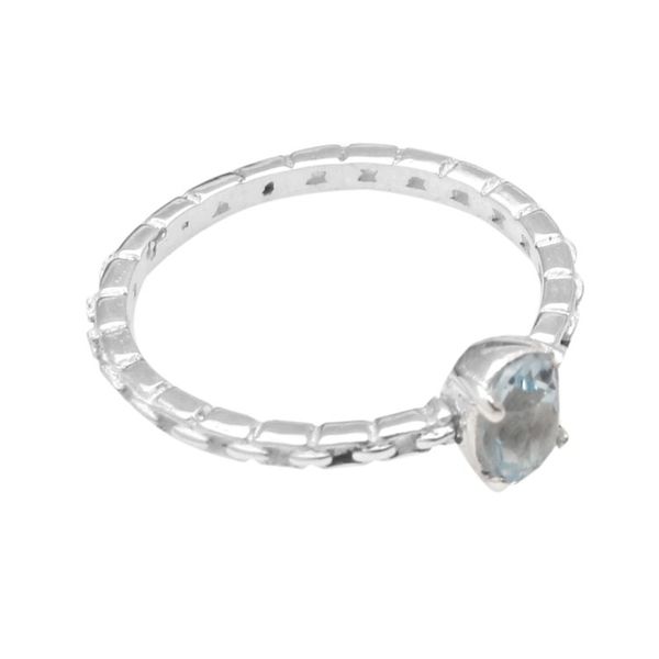 Alternate image for Artisan Crafted Blue Topaz Ring Link Up