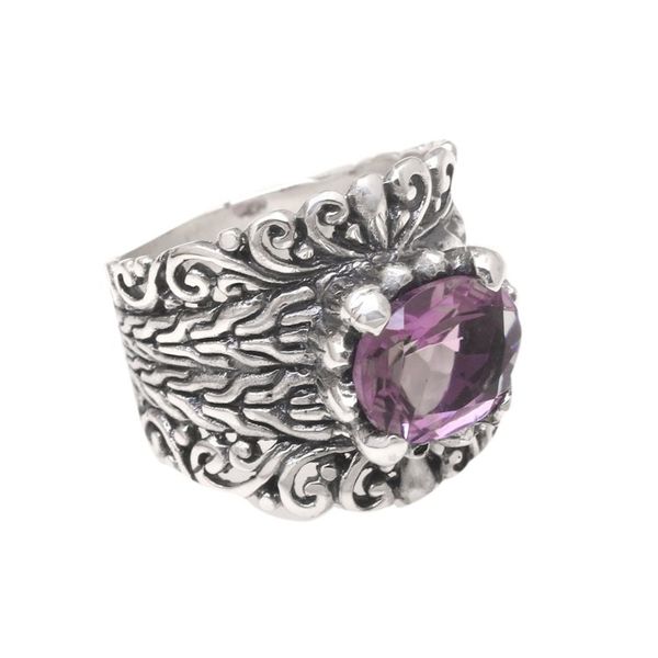Alternate image for Three-carat Amethyst Ring Promenade