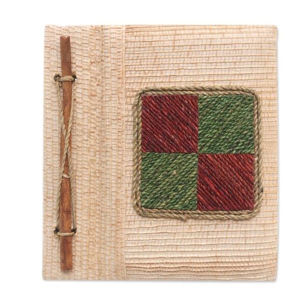 Alternate image for Eco-Friendly Handcrafted Natural Fiber Journal from Bali Chromatic Nature