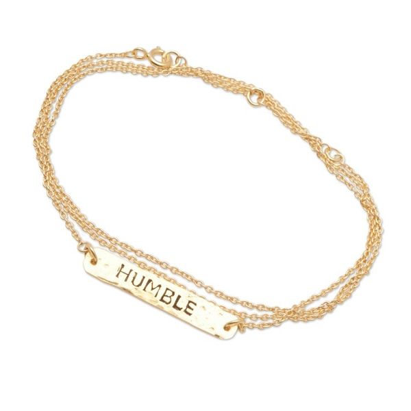 Alternate image for 18k Gold-Plated Wrap Pendant Bracelet Crafted in Bali Humble Golden