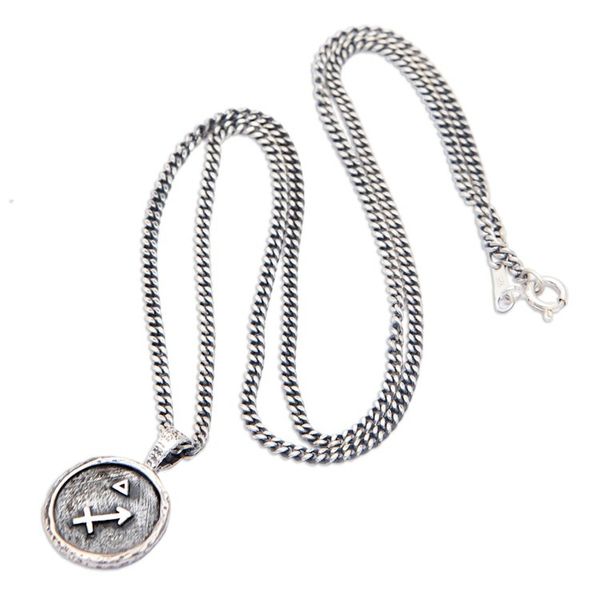 Alternate image for Sterling Silver Necklace with Sagittarius Sign Pendant Sagittarius Charm