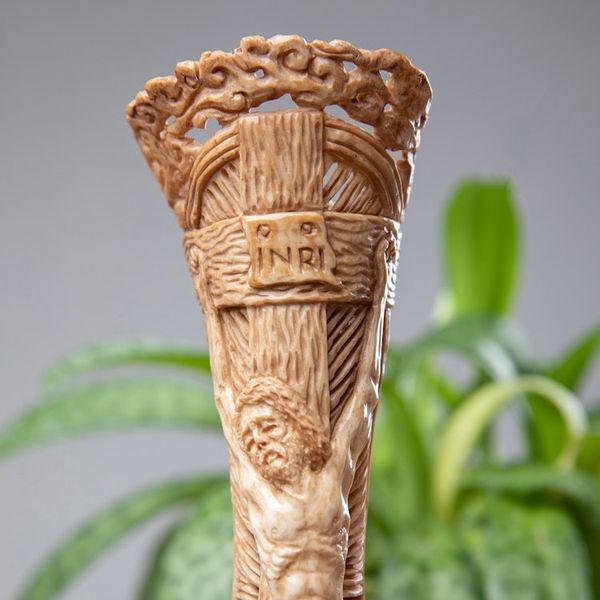 Alternate image for Hand-Carved Religious Jesus Christ Sculpture from Bali Blessing of Jesus