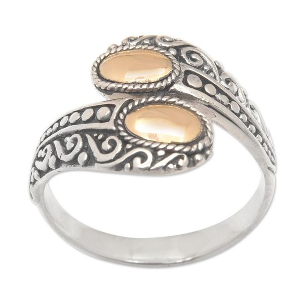 Alternate image for 18k Gold-Accented Traditional Cocktail Ring from Bali Golden Encounter