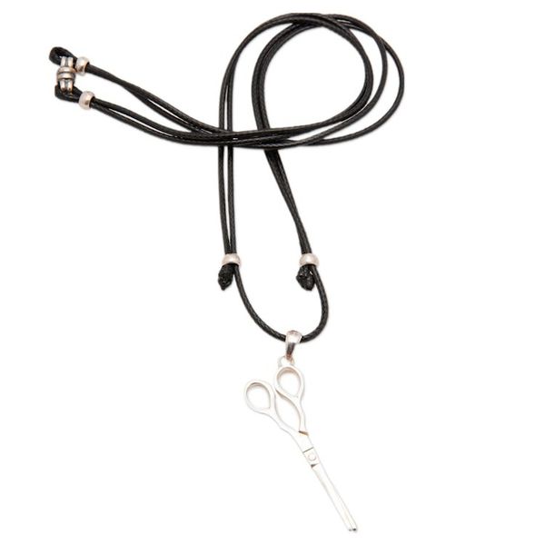 Alternate image for Adjustable Sterling Silver Scissor Pendant Necklace Cutting Trends