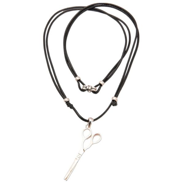 Alternate image for Adjustable Sterling Silver Scissor Pendant Necklace Cutting Trends
