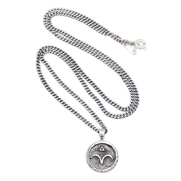 Alternate image for Sterling Silver Necklace with Aries Zodiac Sign Pendant Aries Charm