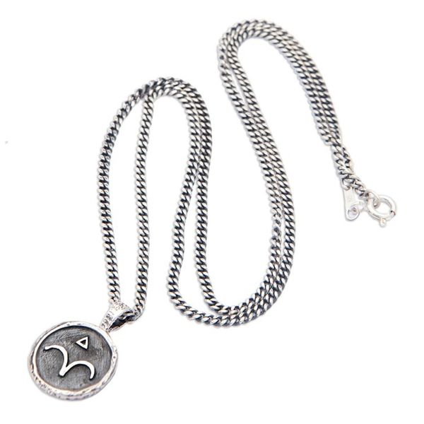 Alternate image for Sterling Silver Necklace with Aries Zodiac Sign Pendant Aries Charm