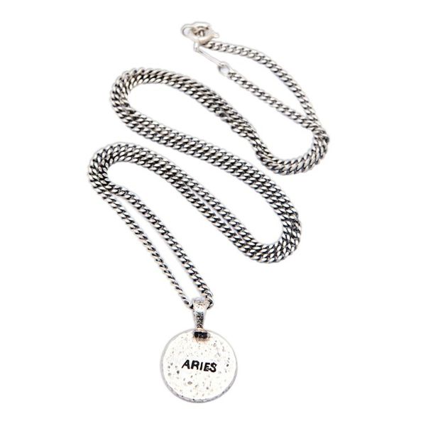 Alternate image for Sterling Silver Necklace with Aries Zodiac Sign Pendant Aries Charm