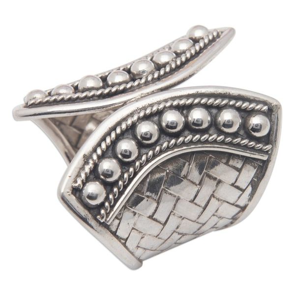Alternate image for Classic Polished Sterling Silver Cocktail Ring from Bali Classically United