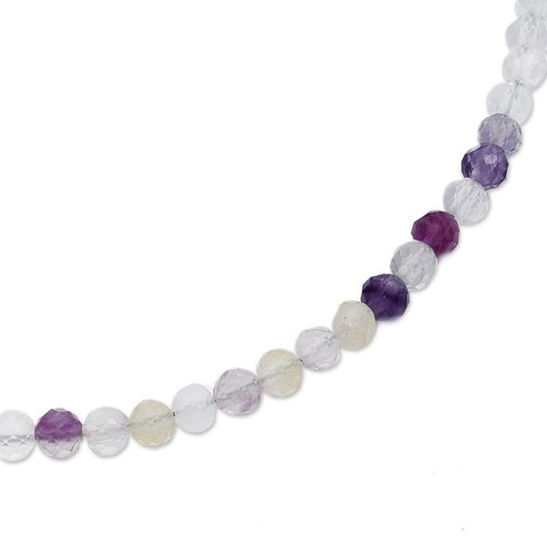 Alternate image for 18k Gold-Accented Fluorite Beaded Necklace from Bali Golden Felicity