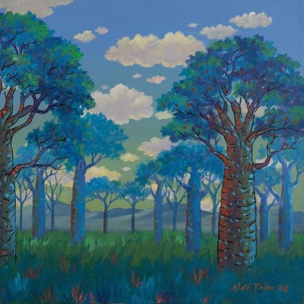 Alternate image for Inspirational Impressionist Nature-Themed Acrylic Painting Best Investment
