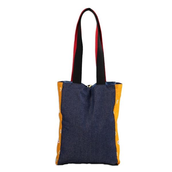 Alternate image for Folk Art-Themed Reversible Cotton Tote Bag from Indonesia Sides of Indonesia