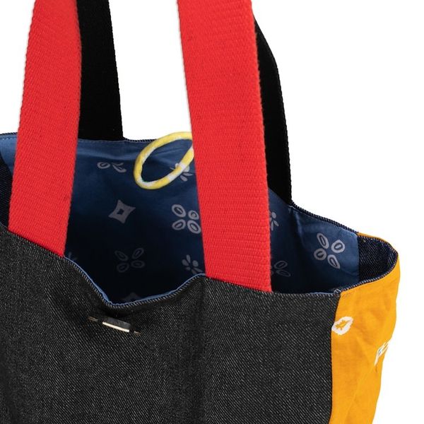 Alternate image for Folk Art-Themed Reversible Cotton Tote Bag from Indonesia Sides of Indonesia