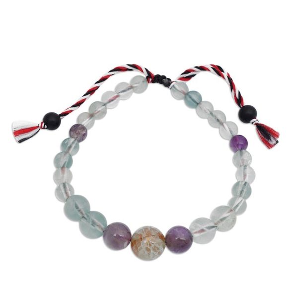Alternate image for Balinese Handmade Multi-Gemstone Beaded Bracelet from Bali Times of Intellect