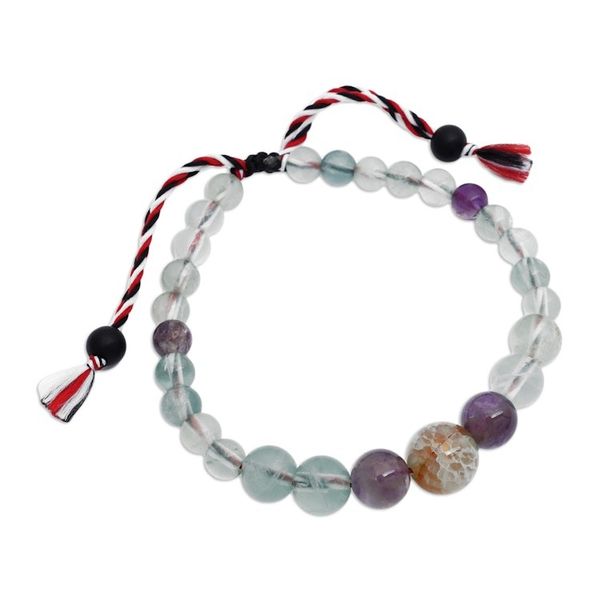 Alternate image for Balinese Handmade Multi-Gemstone Beaded Bracelet from Bali Times of Intellect