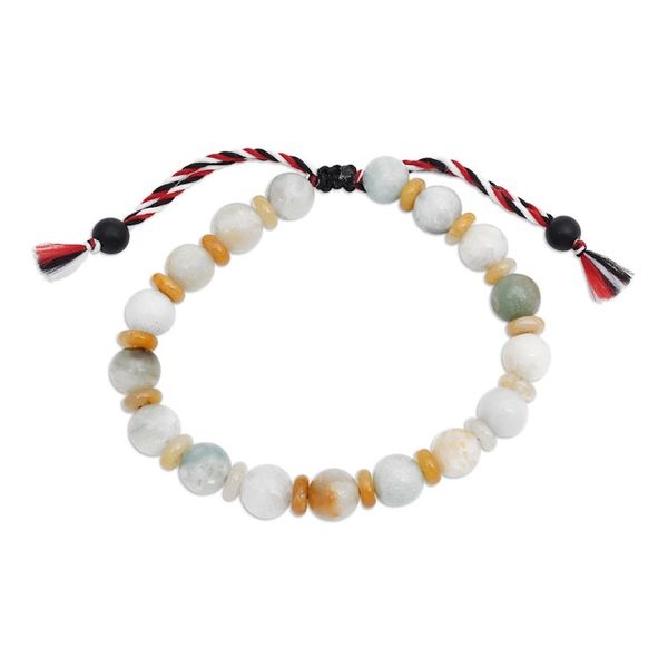 Alternate image for Yoga Tridatu Amazonite and Onyx Beaded Mens Bracelet Tridatu Harmony