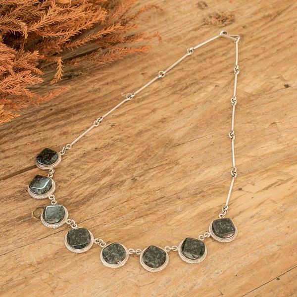 Alternate image for Faceted Jade Earrings Necklace and Bracelet Curated Gift Set Eternal Jade