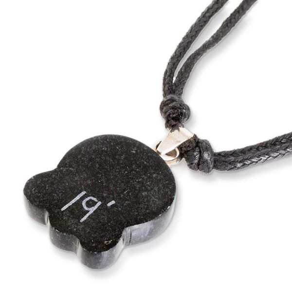 Alternate image for Jade Pendant Necklace with Mayan Transformation Nahual Motif Mayan Transformation