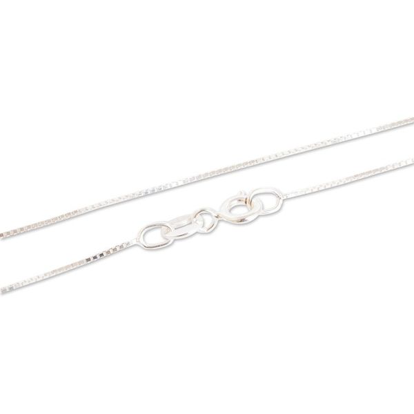 Alternate image for Minimalist Silver Necklace with Round Black Jade Pendant Black Circle of Love